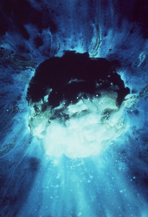 Artist's impression of a comet's nucleus