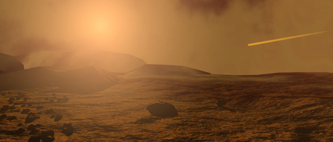 Artist's impression of Mars