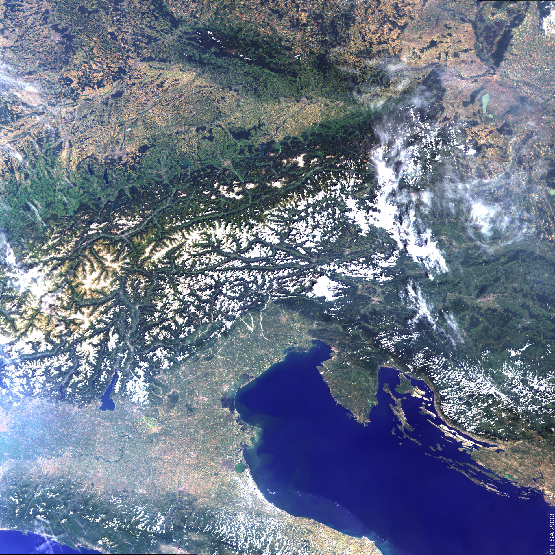 Austria – MERIS, 19 August 2002