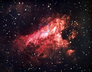 Messier 17, the Omega Nebula (NOAO image)