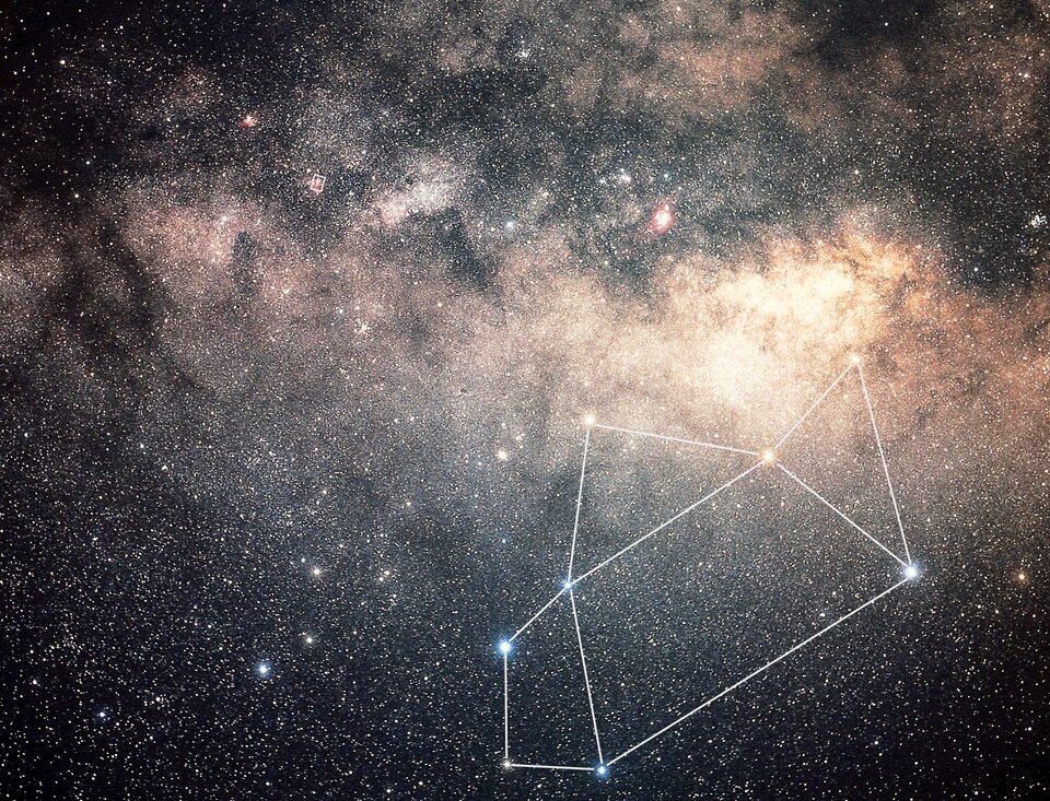 Sagittarius constellation (Fujii image)
