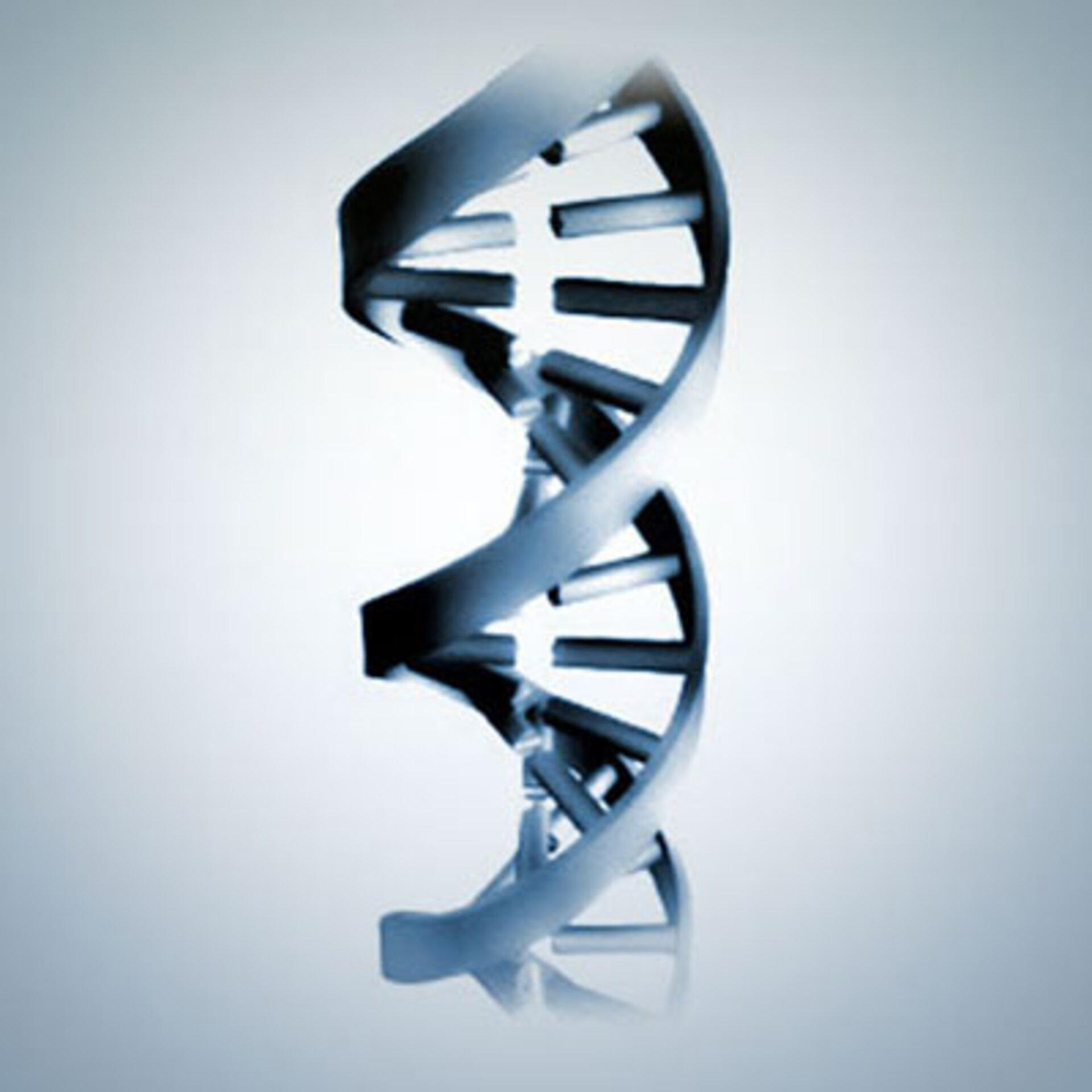 DNA's famous double-helix structure