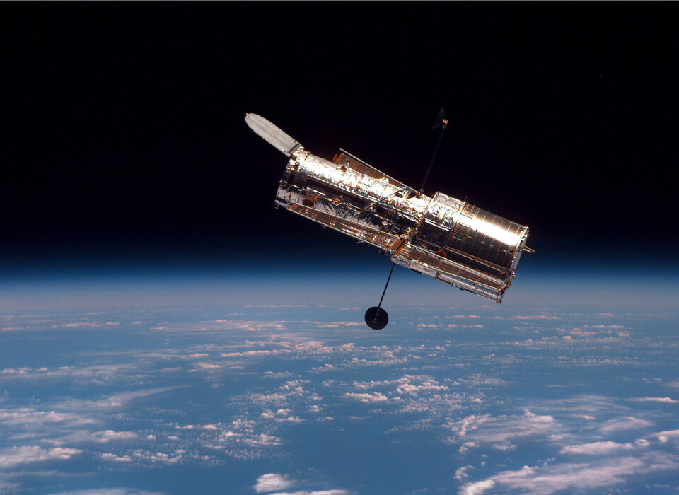 O Hubble em órbita livre