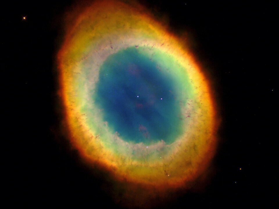 NGC 6720, Ring Nebula, a very famous planetary nebula