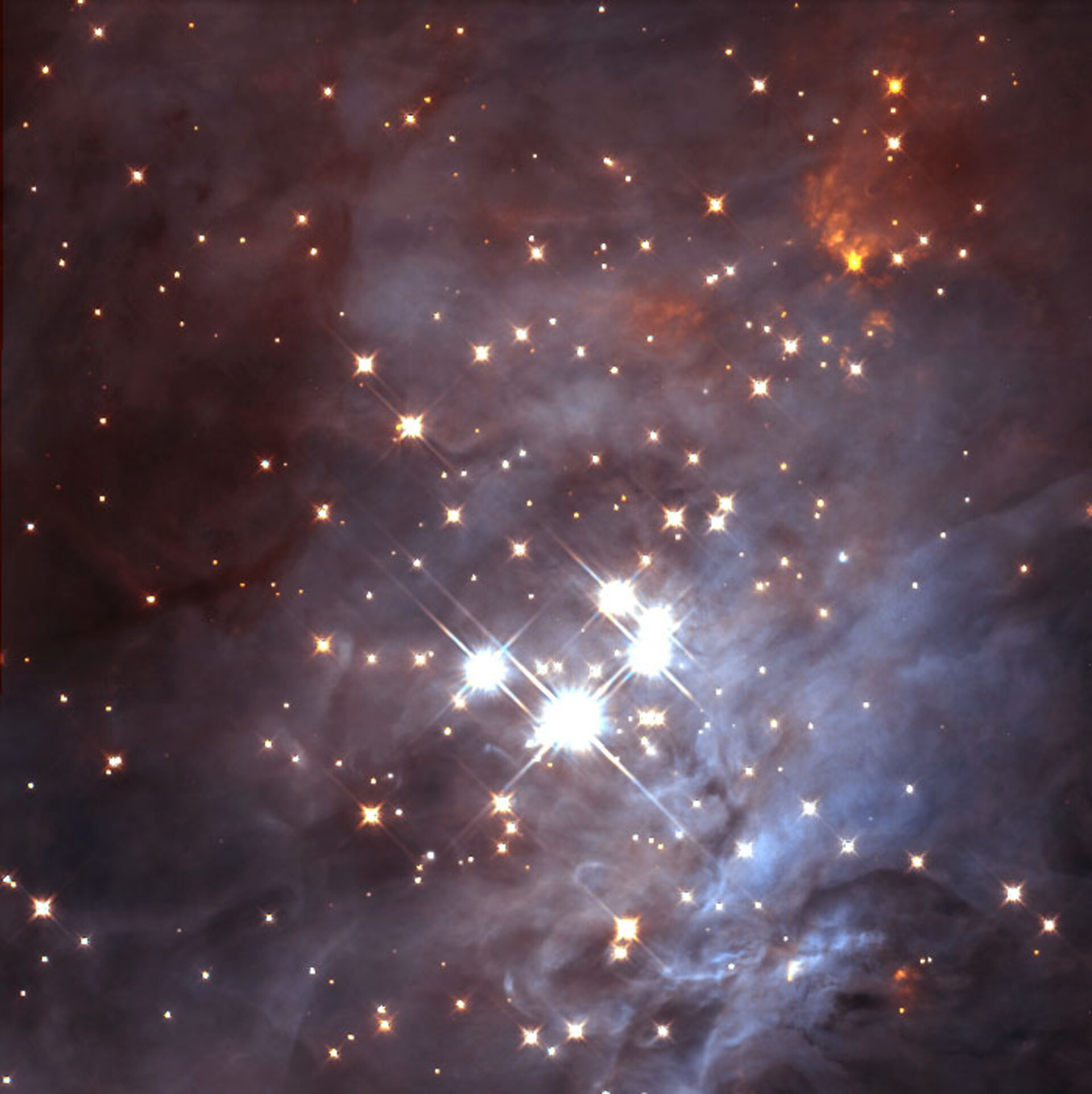 Orion Nebula's Trapezium cluster