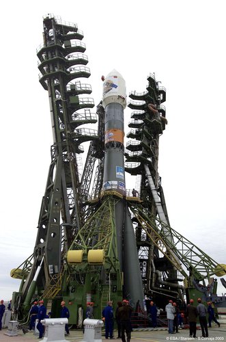 Soyuz/Fregat on the launch pad