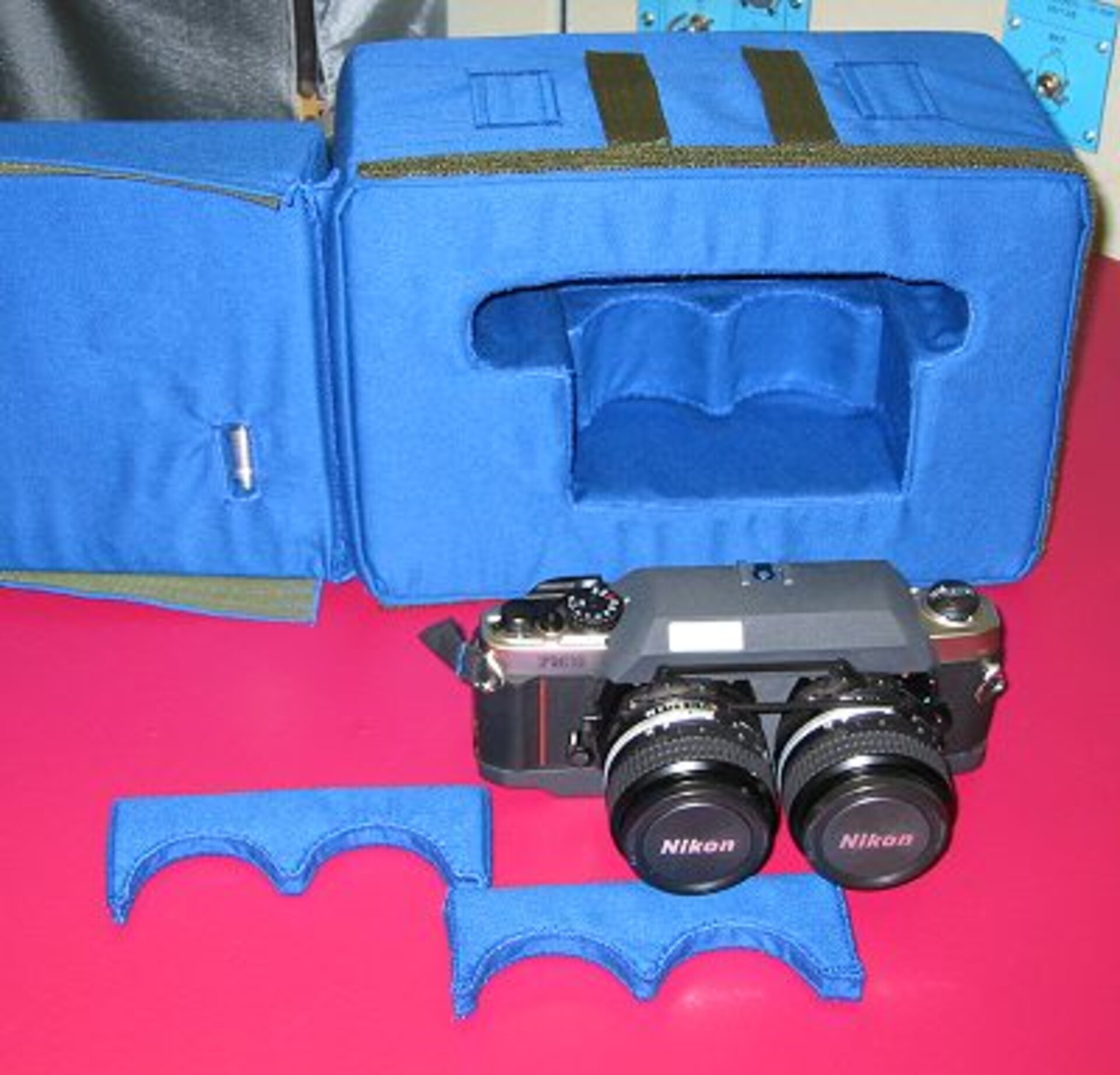 3D camera with its launch container