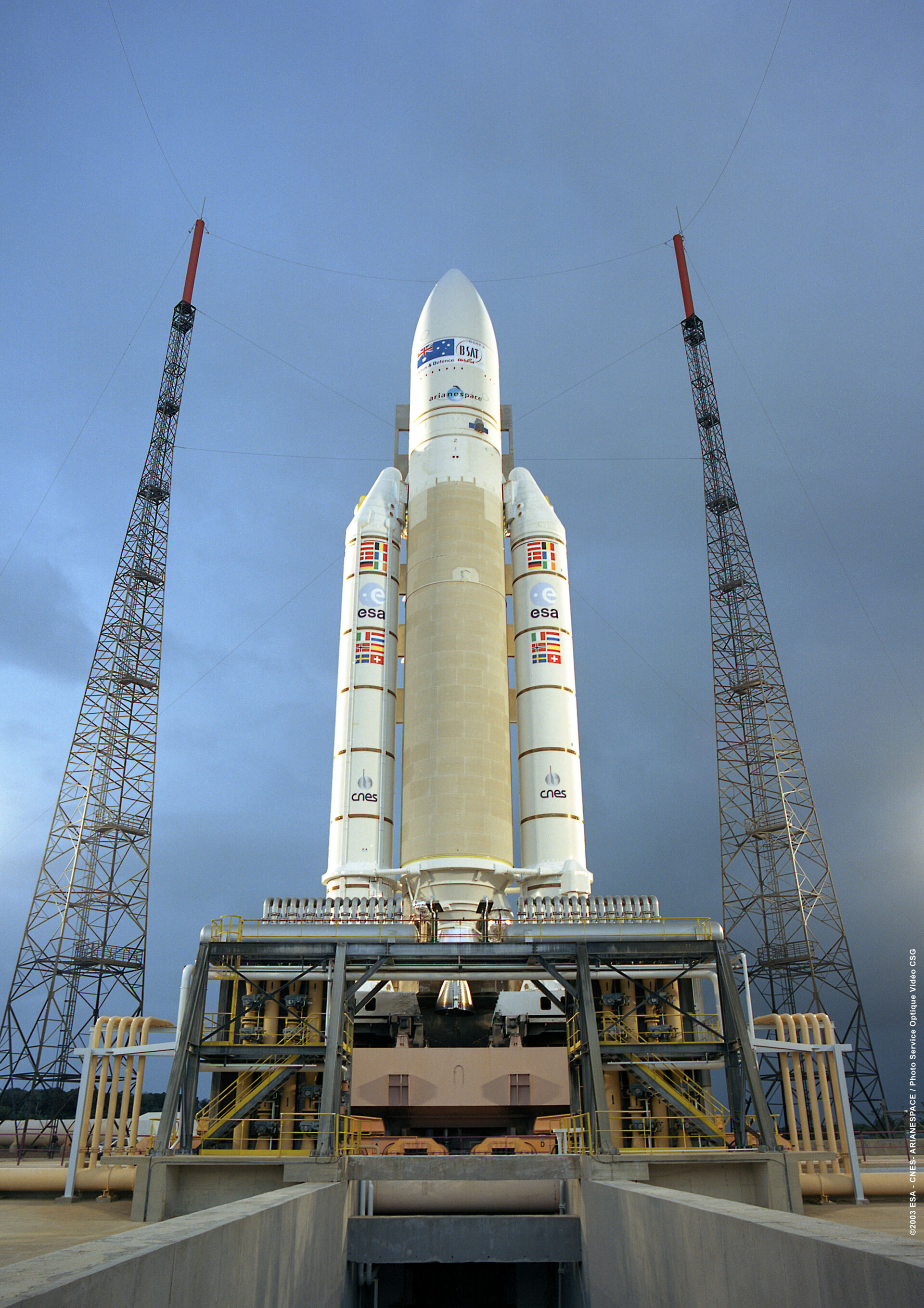 Ariane 5 au Port spatial de l'Europe (Guyane)