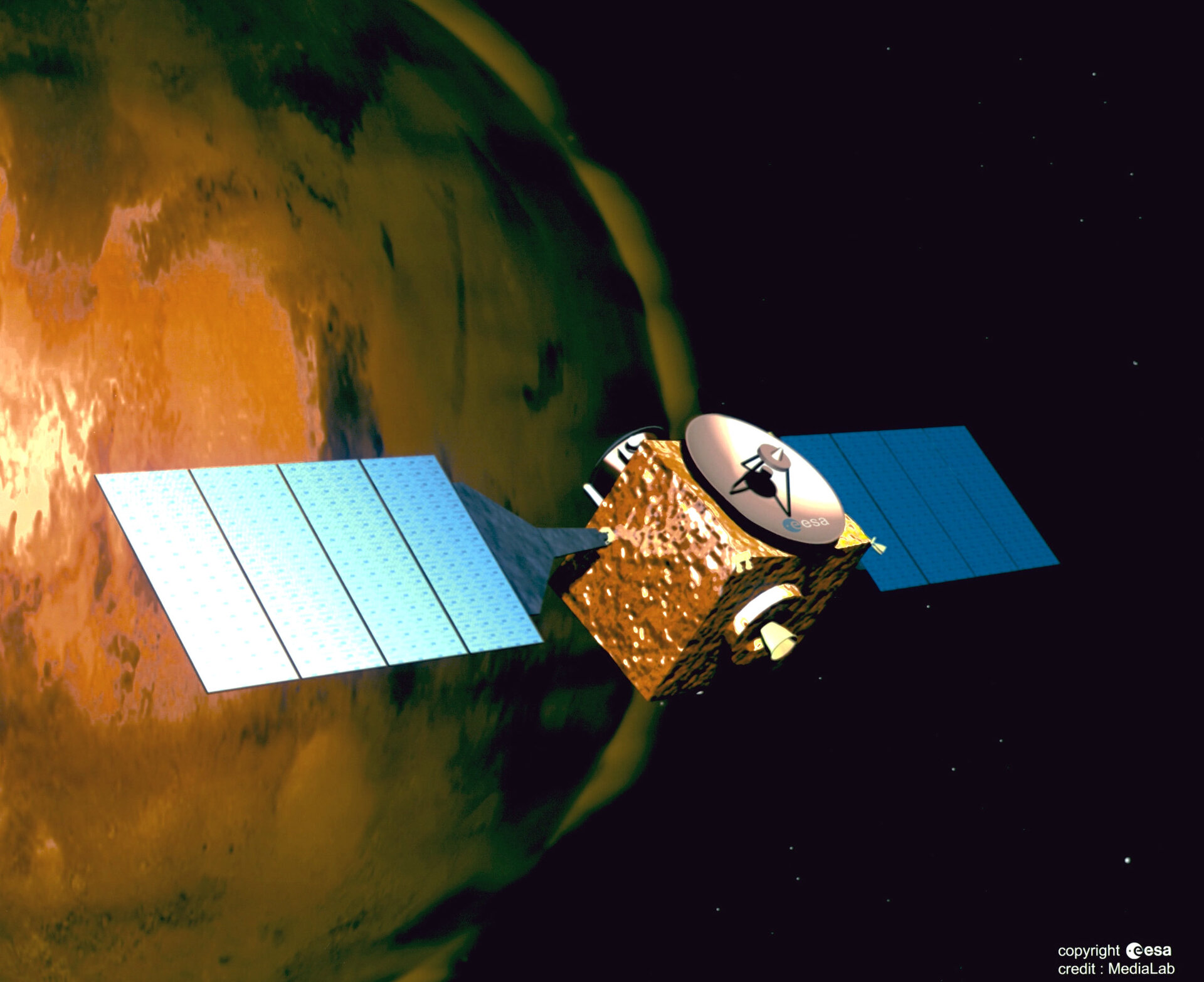 ESA - Mars Express orbiting precisely and safely