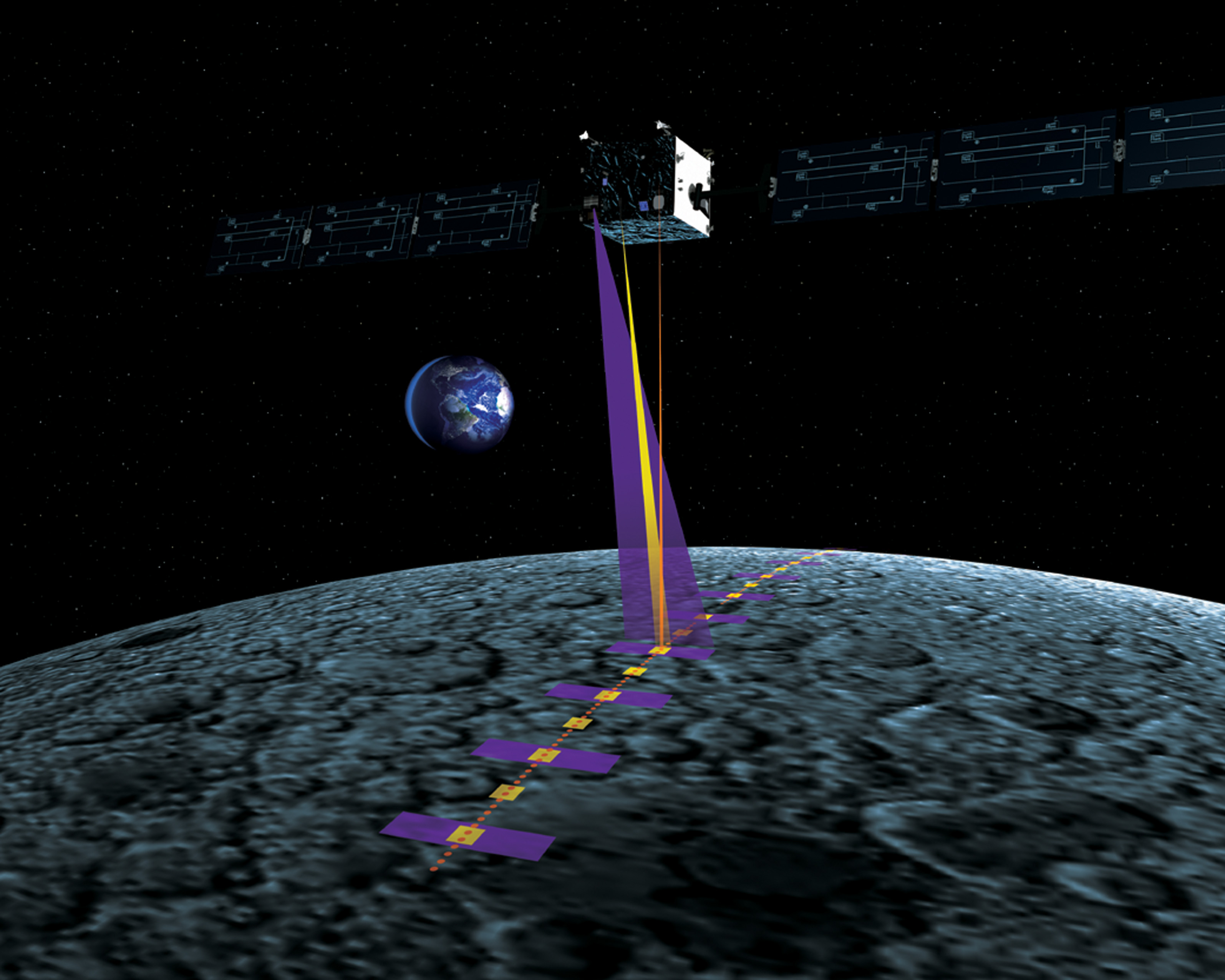 ESA - Remote-sensing instruments on SMART-1 scan the Moon's
