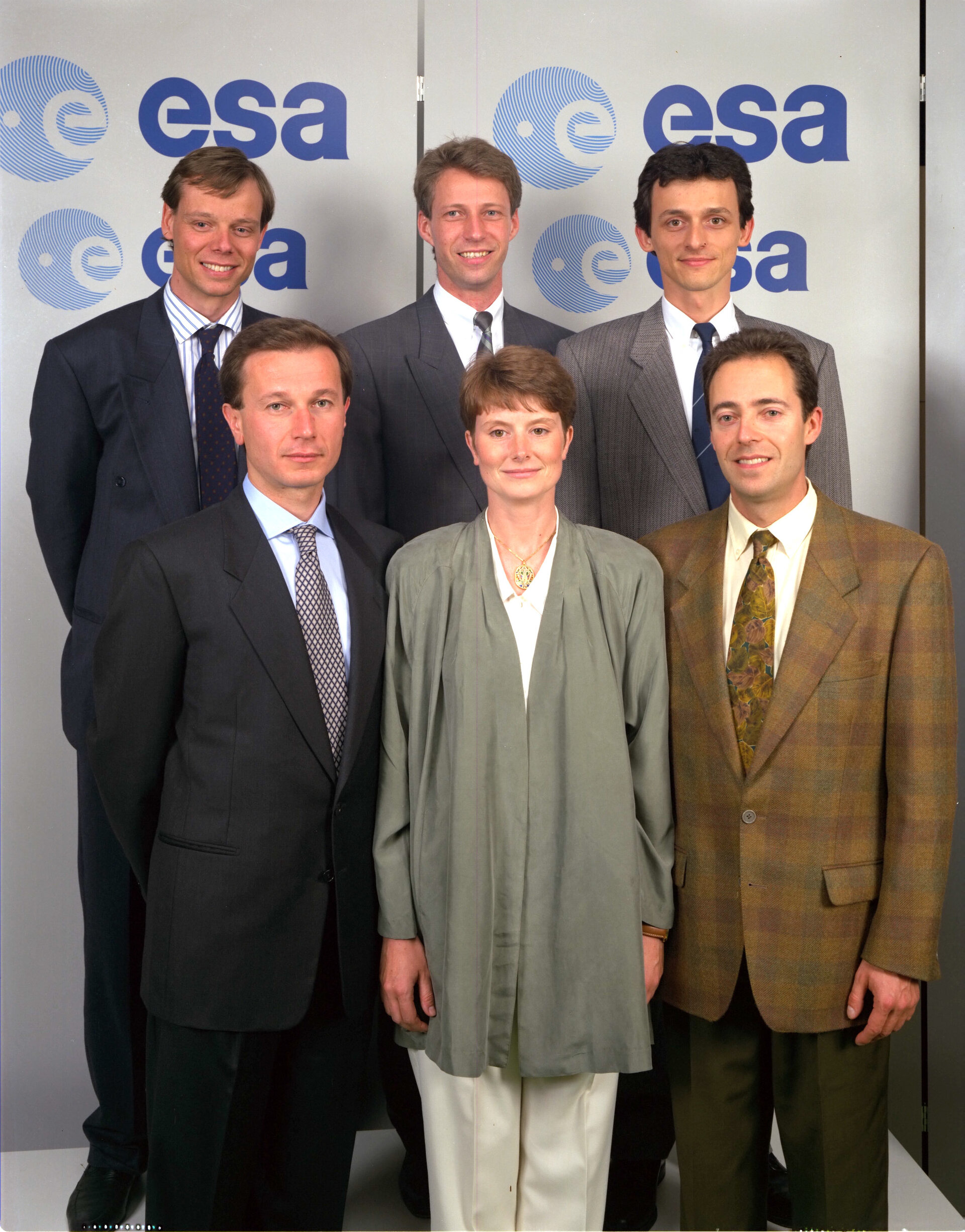 Six new ESA astronauts were selected in 1992