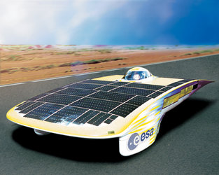 Solar-powered car 'Nuna'