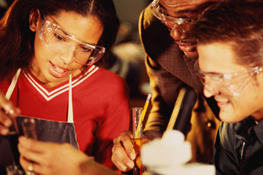 Students in laboratory