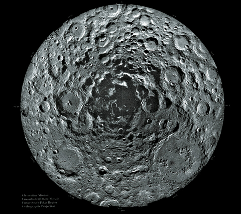 The Moon's south pole