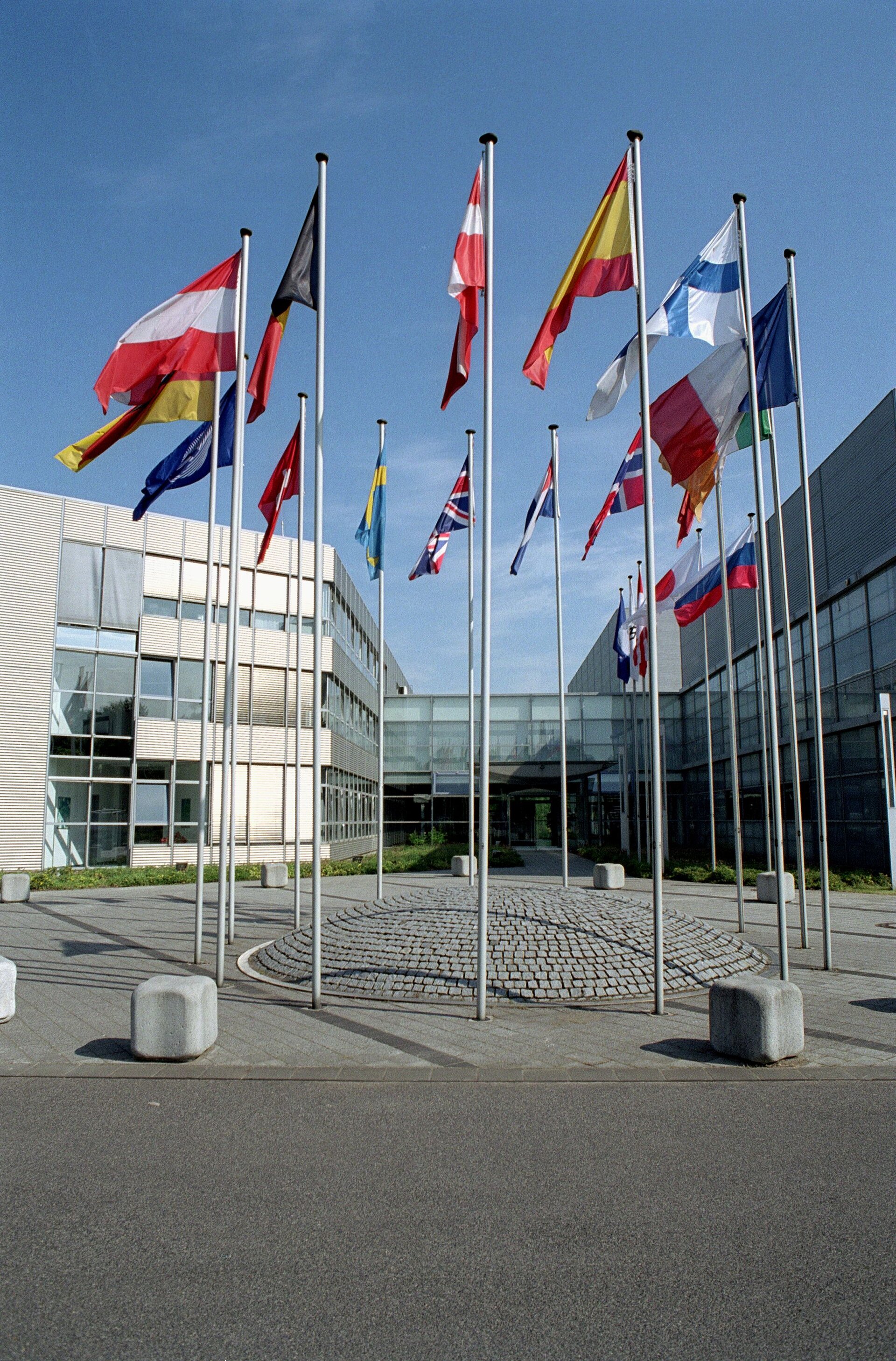 Haupteingang des Europäischen Astronautenzentrums EAC