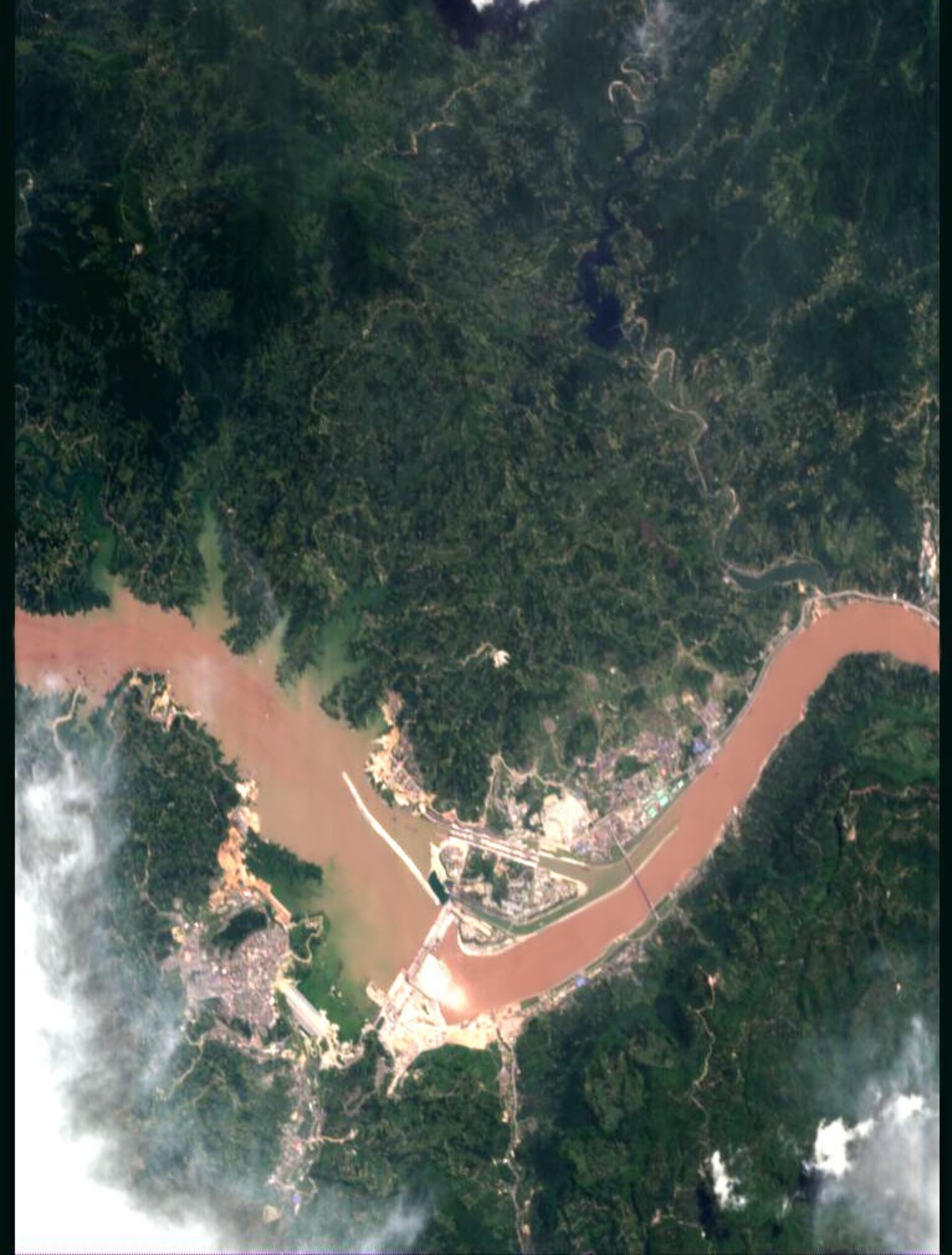 Three Gorges Dam Satellite View Esa - China's Three Gorges Dam Three Gorges Dam Satellite View Esa - China's Three Gorges Dam