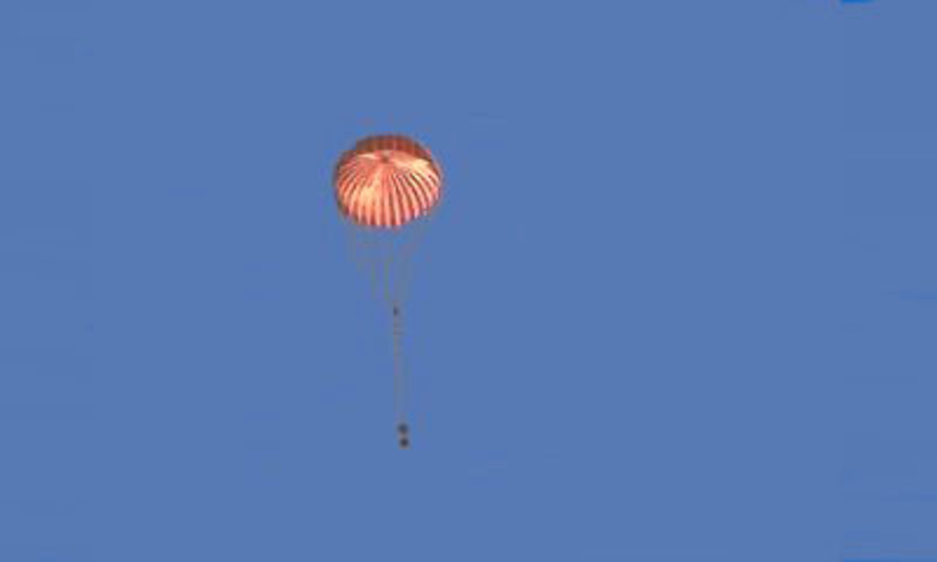 Landing of the balloon