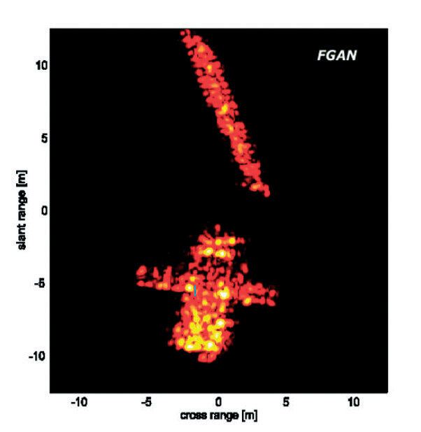 FGAN radar image of Envisat in orbit