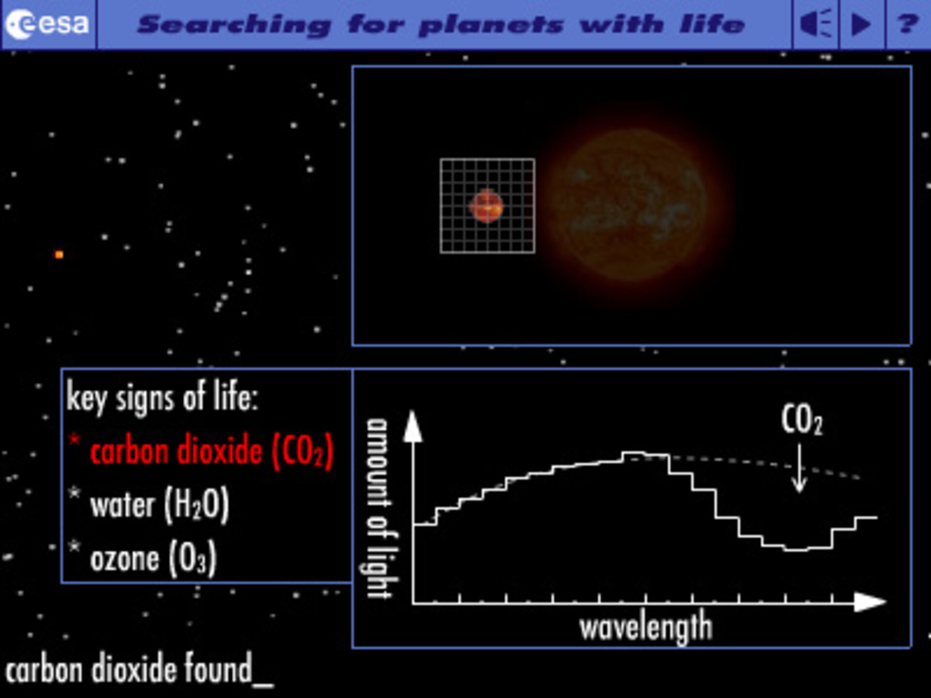 Searching for planets with life