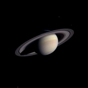 Saturnus vanaf 111 miljoen kilometer