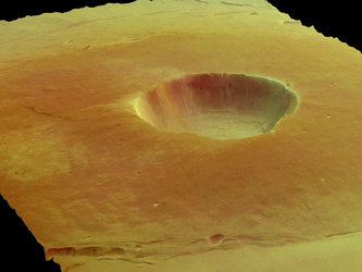 Albor Tholus - HRSC image 19 January 2004