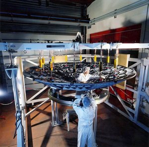 Herschel primary reflector mirror after brazing