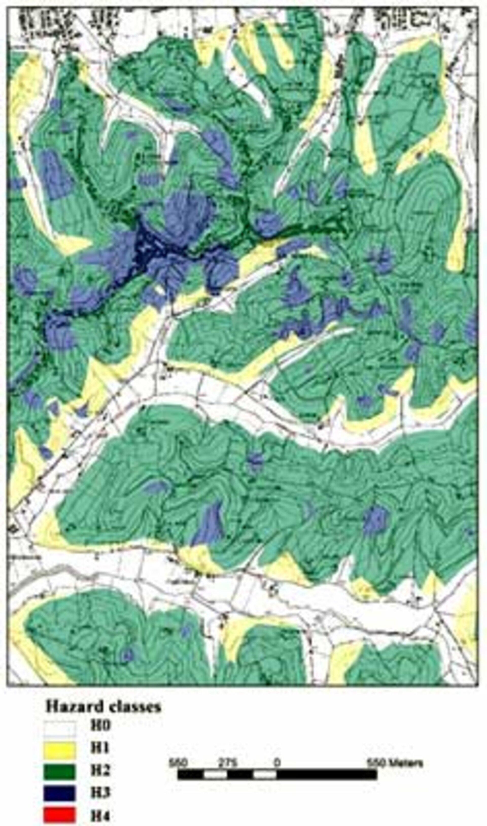 Landslide Hazard Mapping Product for Arno Basin, Italy