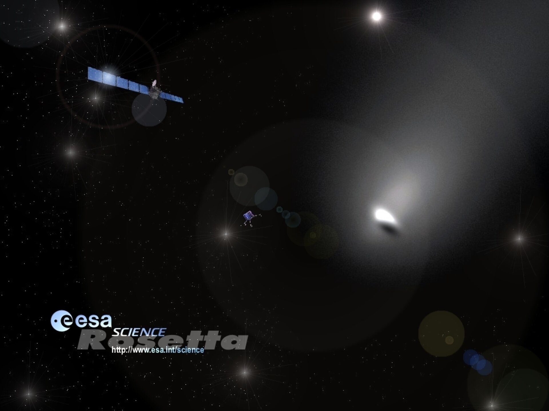 Rosetta spacecraft - artist's impression