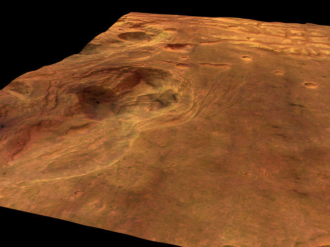 South of Valles Marineris, HRSC image 14 January 2004