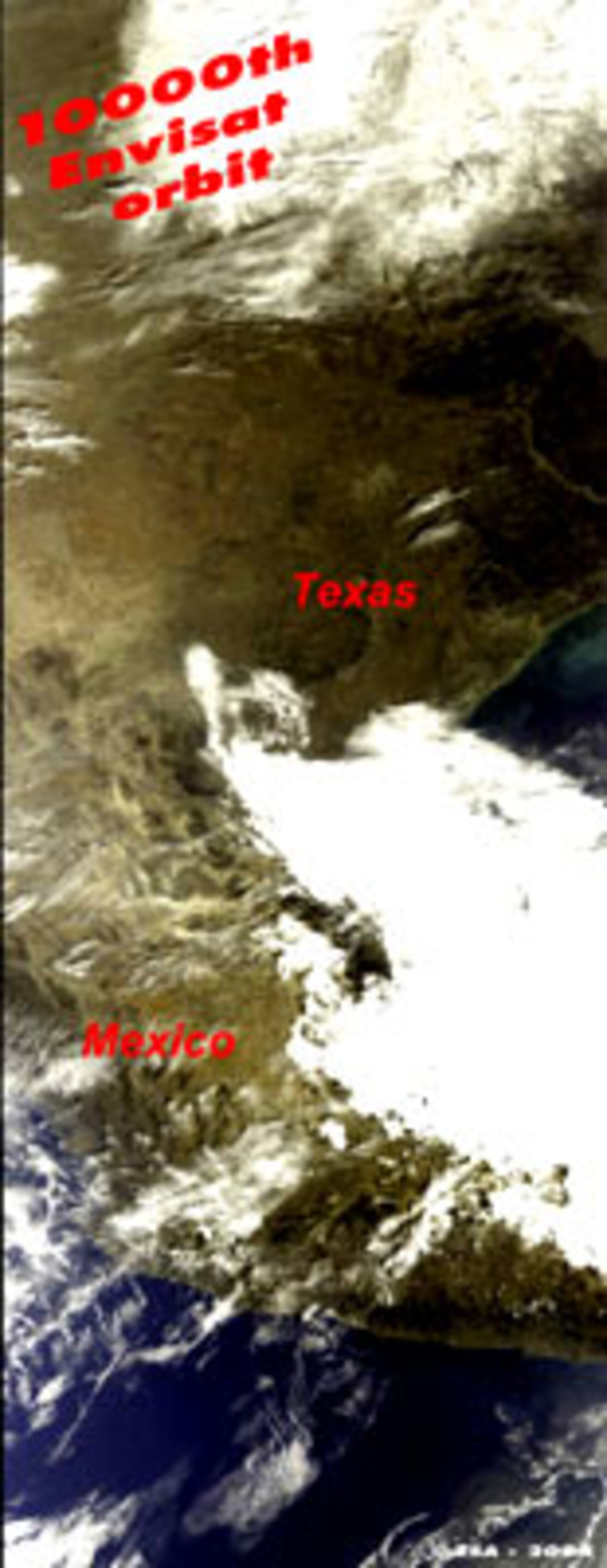 Texas and Mexico MER RR Orbit 10000