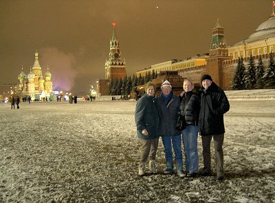 During the night  Red Square was lit like a fairytale