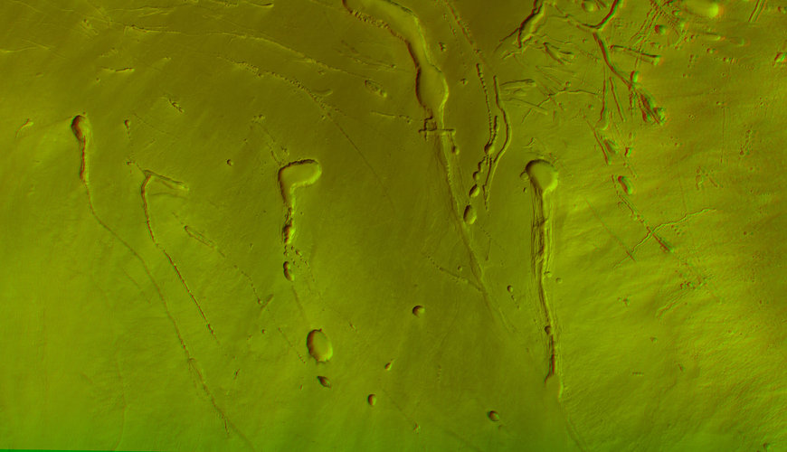 HRSC 3D image of Ascraeus Mons