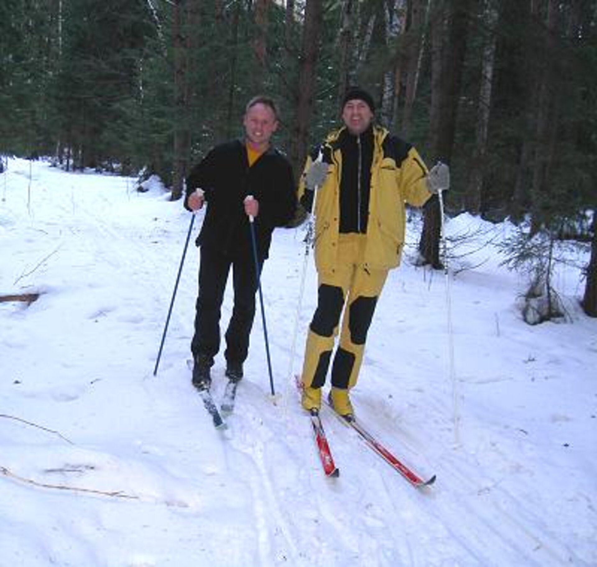 Last time cross country skiing, with Michael Fincke
