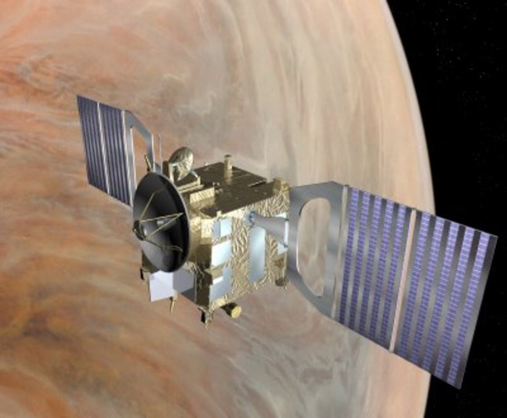 Artist's impression of Venus Express