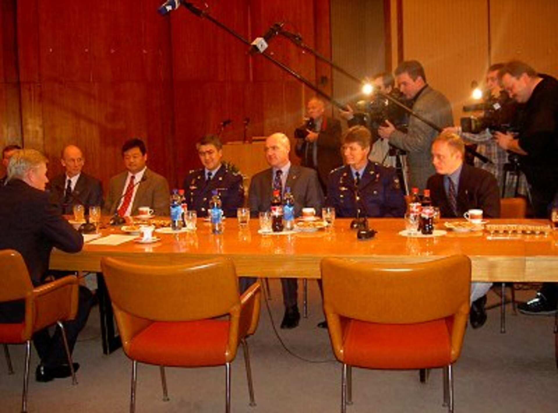 During meeting with the head of the Russian space agency