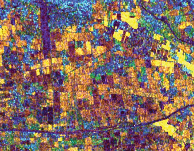 Fields in South Beijing, derived from ERS SAR data