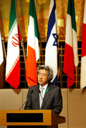 Japanese Prime Minister Junichiro Koizumi