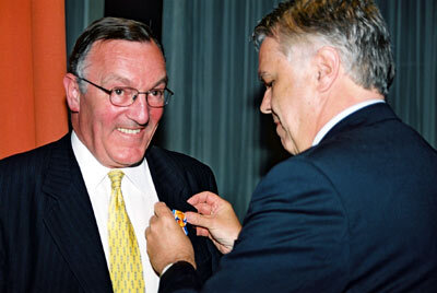 Mr.Jörg Feustel-Büechl received the title of Officer in the Order of Oranje-Nassau