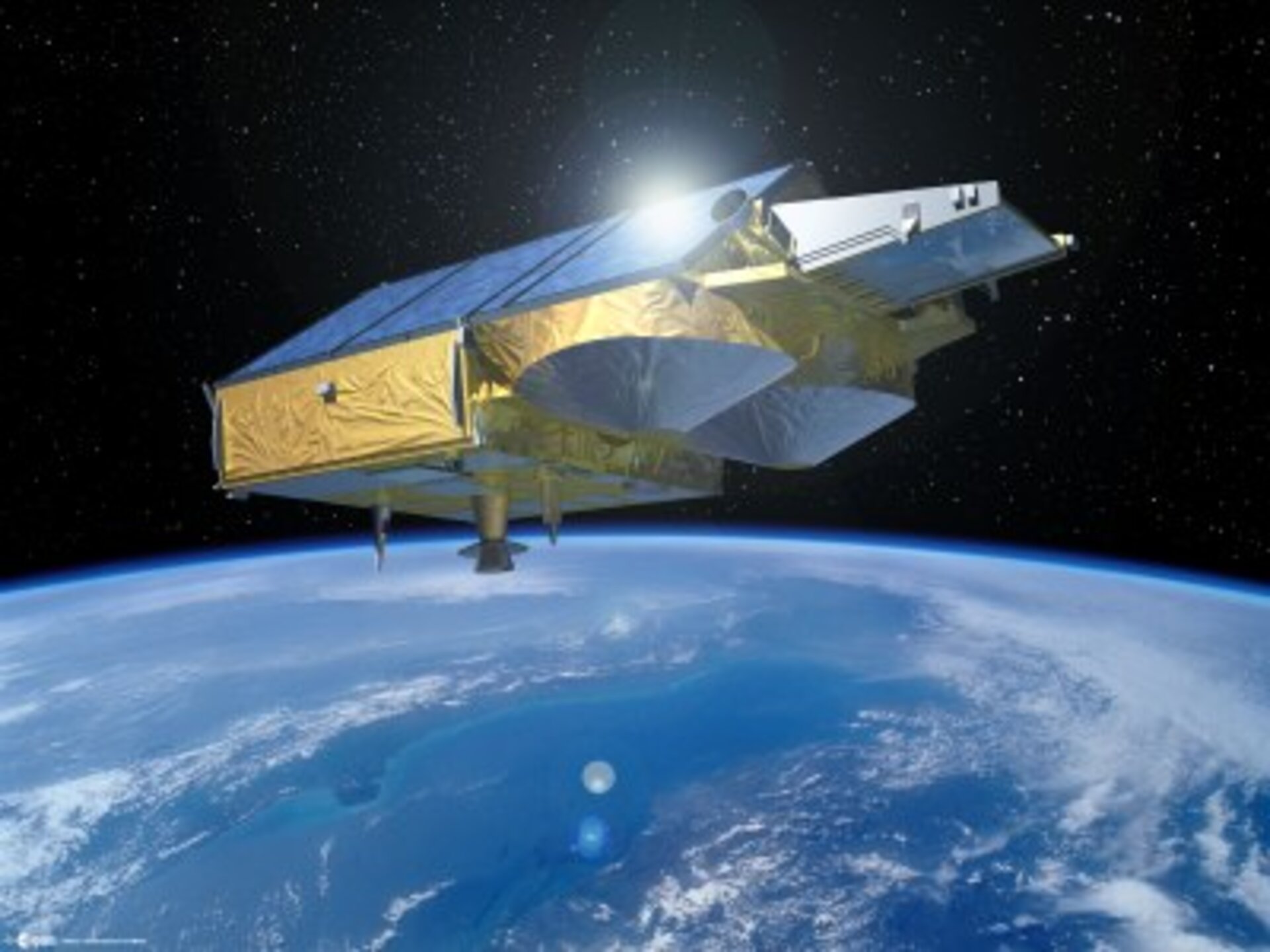 CryoSat's opgave bliver at holde øje med Jordens is.