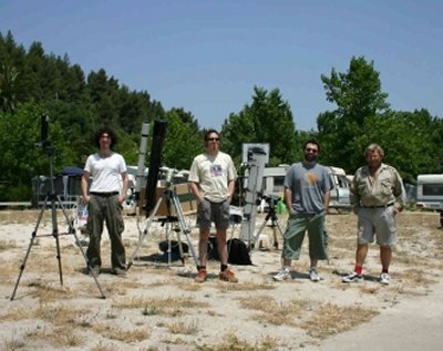 Members of the ESAC 2004 Venus transit team