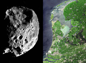 Saturn's moon Phoebe and the Netherlands