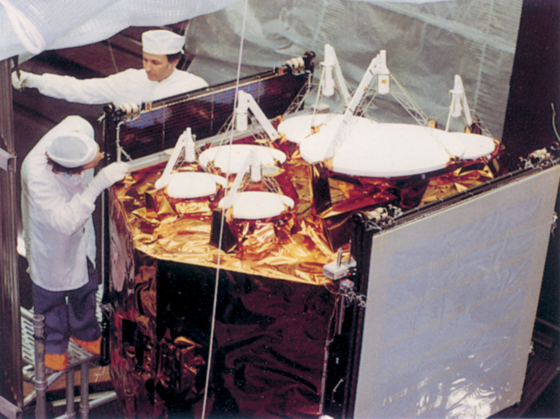 Orbital test satellite, one of the first inventions patented at ESA