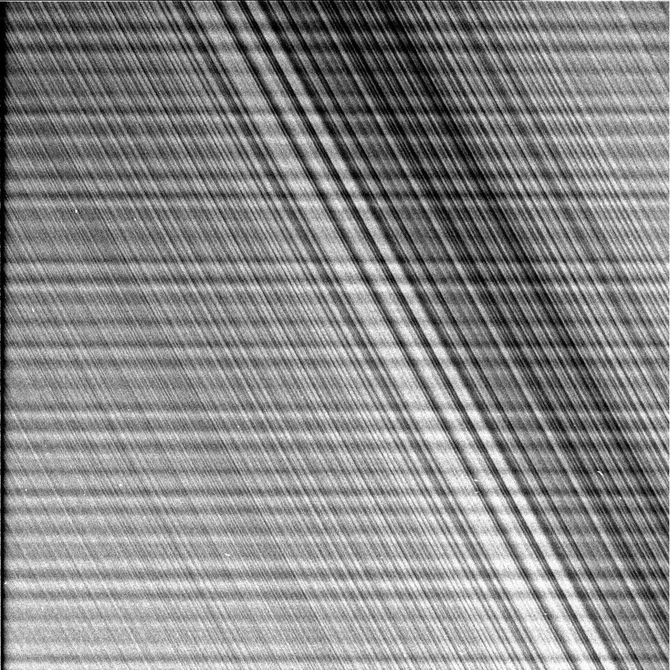 Saturn's rings - 1 July 2004