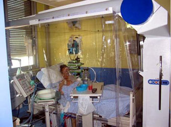 Space technology used in cardiac care units