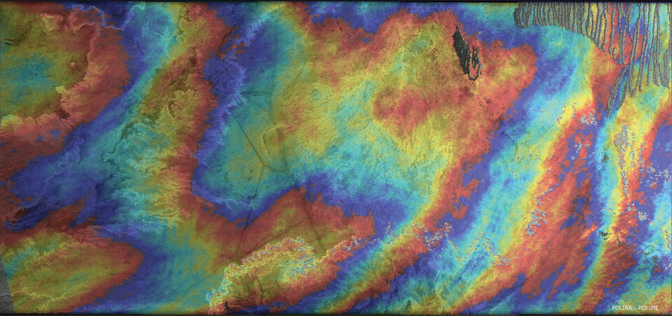 WSM/WSM InSAR of Algerian desert