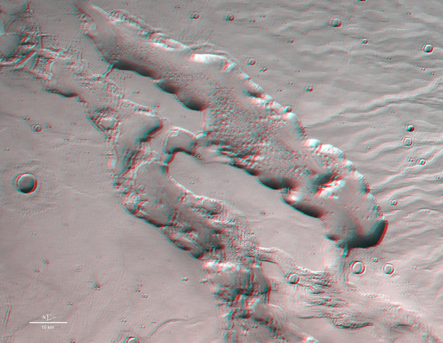 3D image of Dao and Niger Valles
