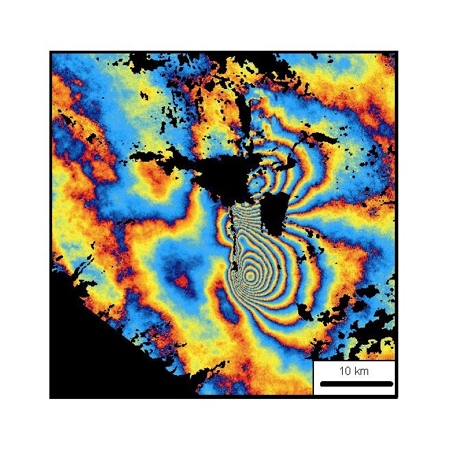 Bam quake interferogram