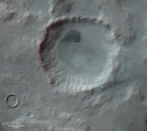 Crater dunes in 3D