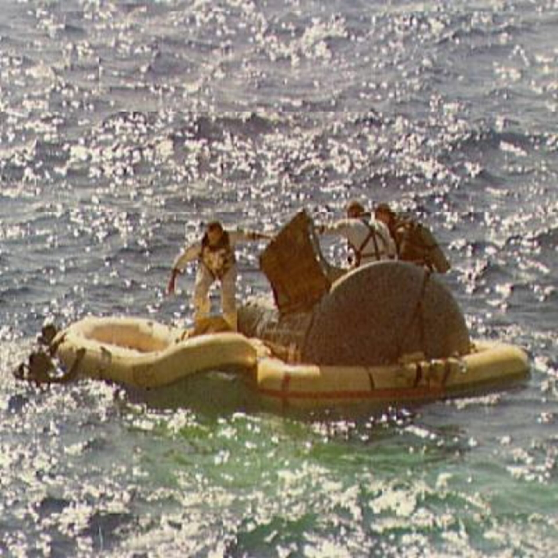Splashdown for Gemini 5