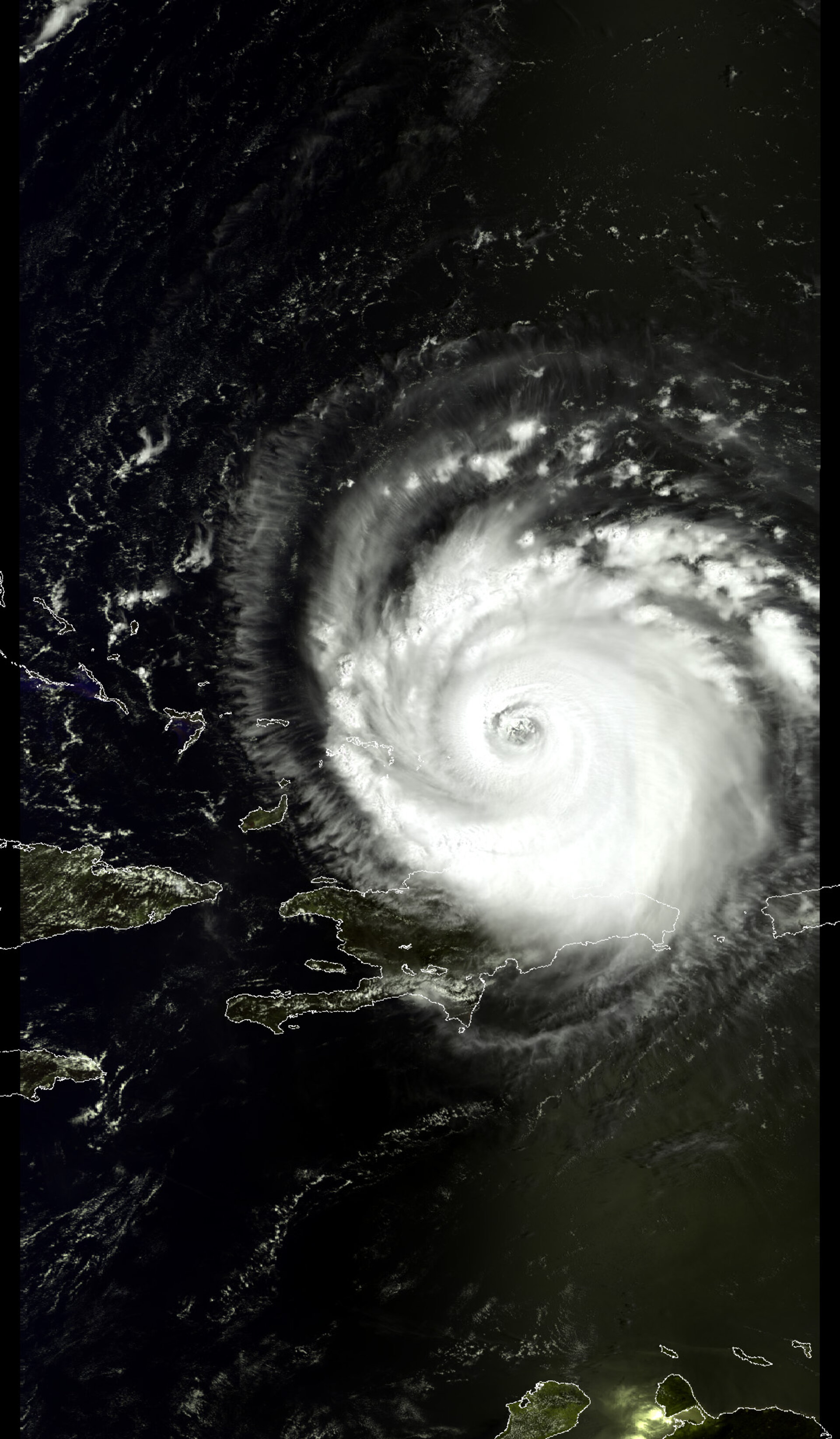 MERIS image of Frances passing near Haiti